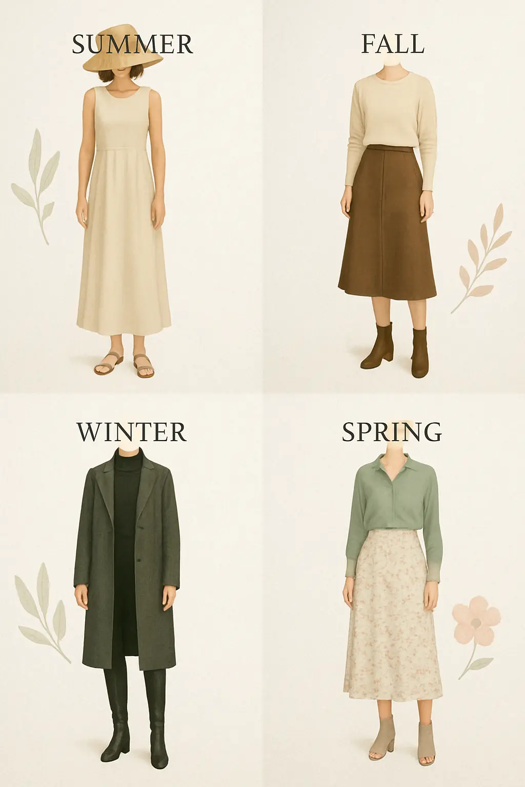 various type of fashion dresses for men and women for various season